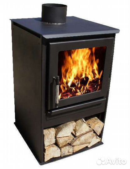 Варвара Гармония 105 черная Печь-камин