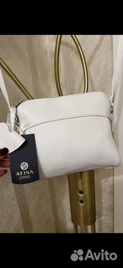 Сумка натуральная кожа афина