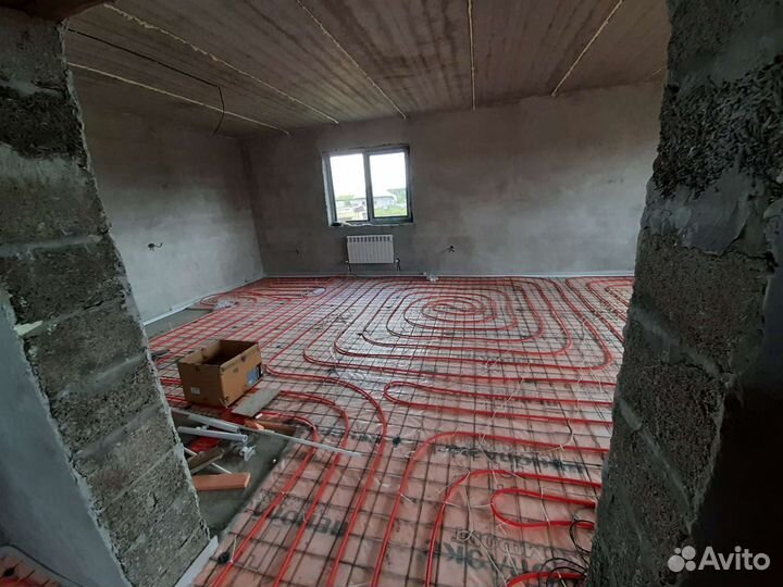 Монтаж отопления и теплых полов