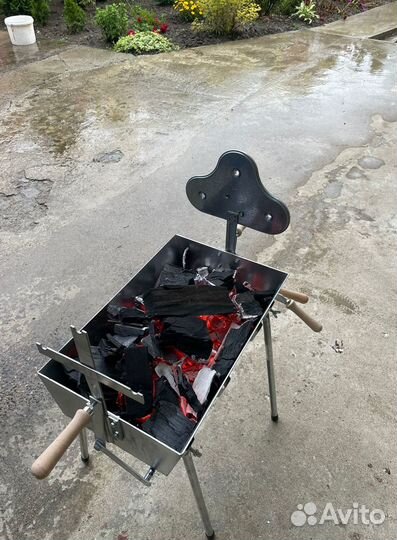 Мангал с электроприводом