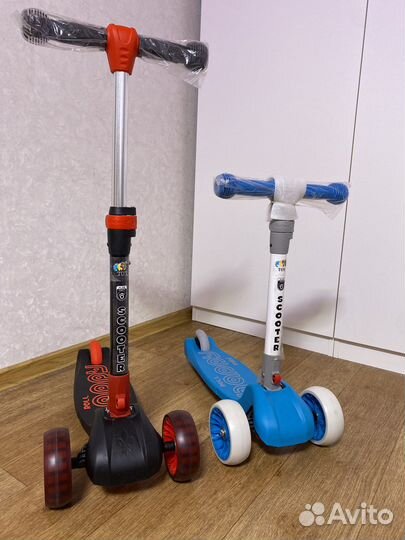 Самокат детский трехколесный новый