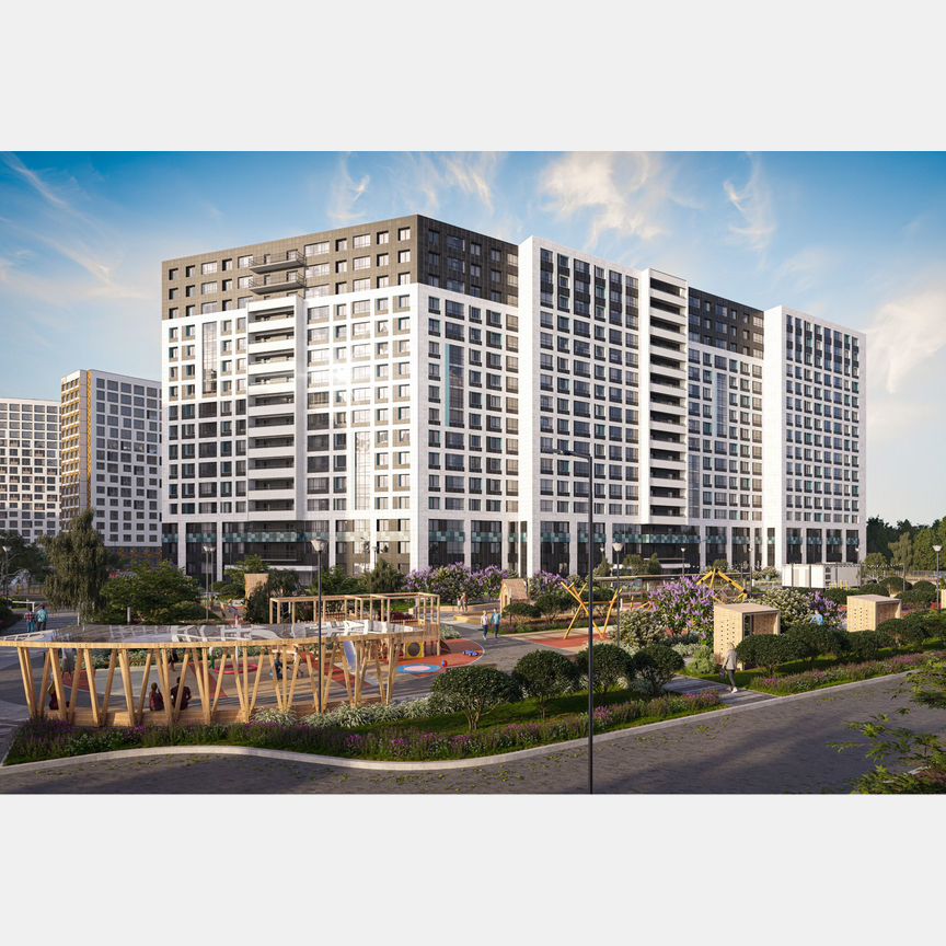 2-к. квартира, 55,5 м², 3/16 эт.