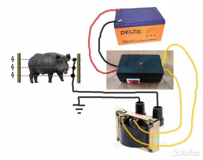 Электропастух (генератор импульсов)