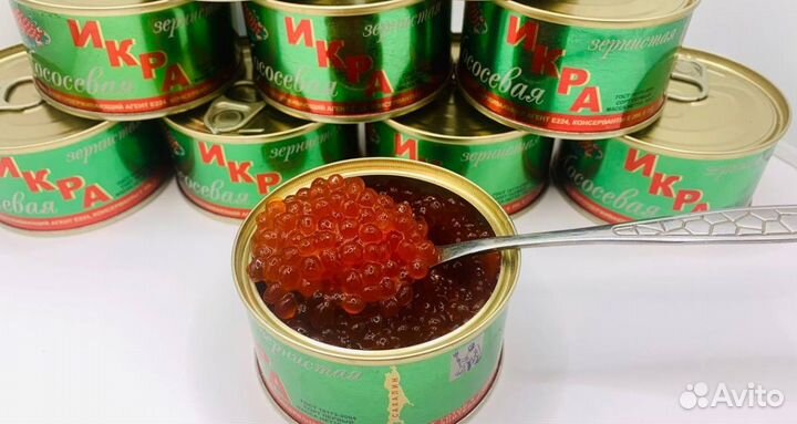 Красная икра на развес