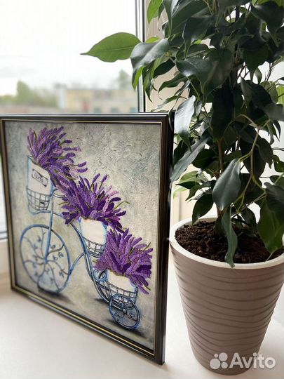 Картина вышивка