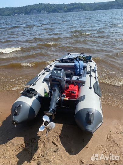 Продам лодку пвх Хатангу 350 с мотором Tarpon 9,9