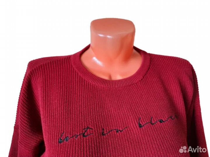 Джемпер для девочки бордовый S