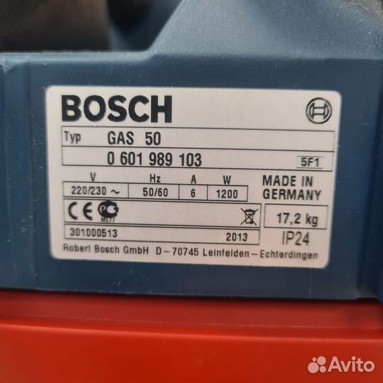 Строительный пылесос bosch