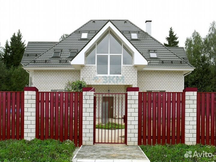 Евроштакетник металлический