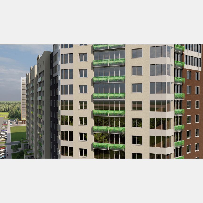 2-к. квартира, 62,9 м², 1/9 эт.