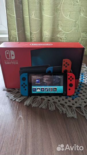 Nintendo Switch v2 новая,Вылечена от жадности)
