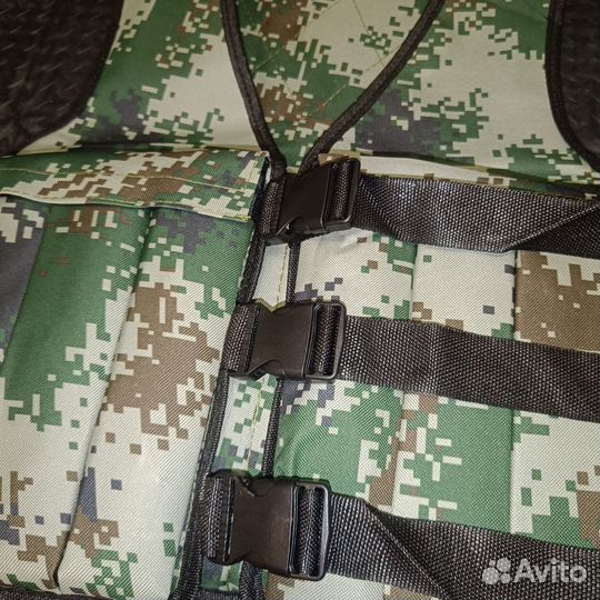 Новый жилет утяжелитель с грузом 16 кг. Металл