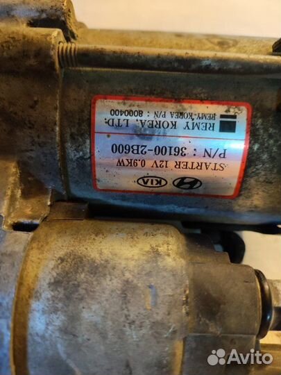 Стартер Hyundai Solaris седан G4FC 2013