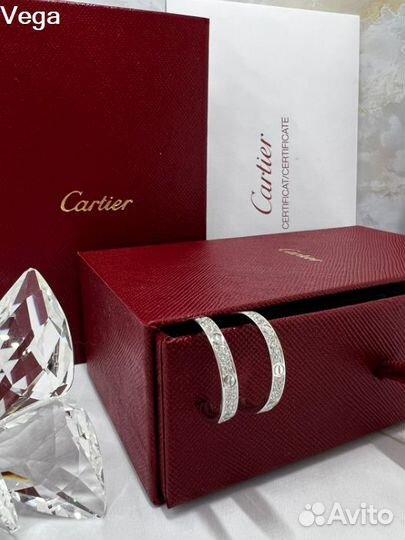 Серьги Cartier Love