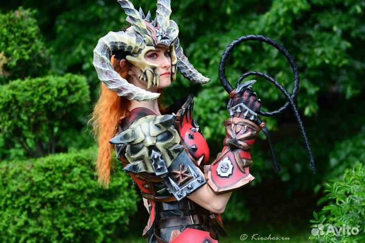 Костюм из eva foam Вархаммер (воин Кхорна)