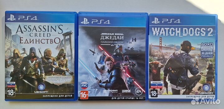 Игры для приставок ps4
