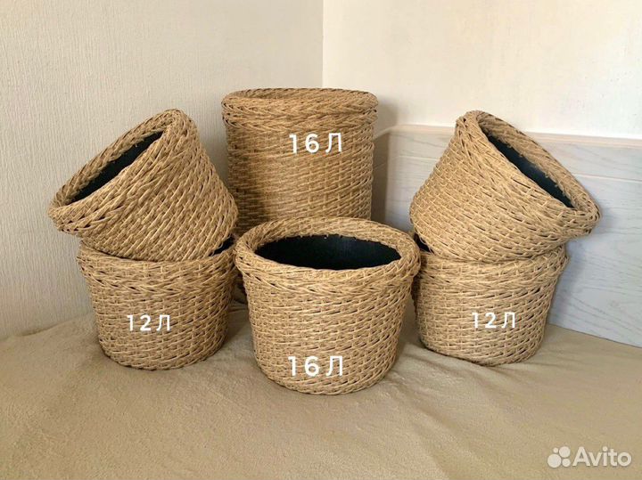 Набор кашпо цилиндр уличный