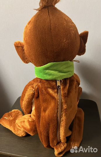 Мягкая игрушка обезьянка с карманом для конфет