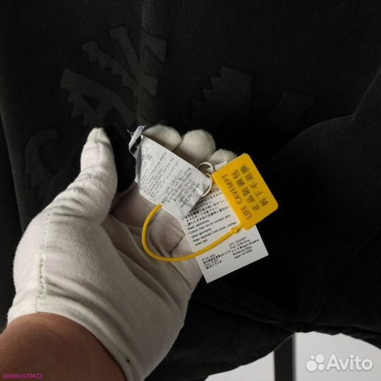 Худи Cavempt черное, оверсайз