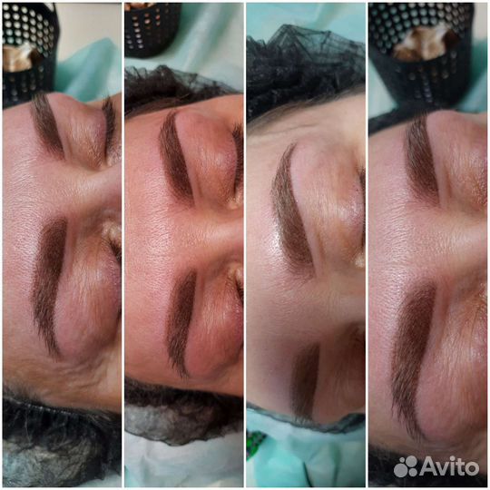 Пудровое напыление бровей, губ,межресничка,пермане