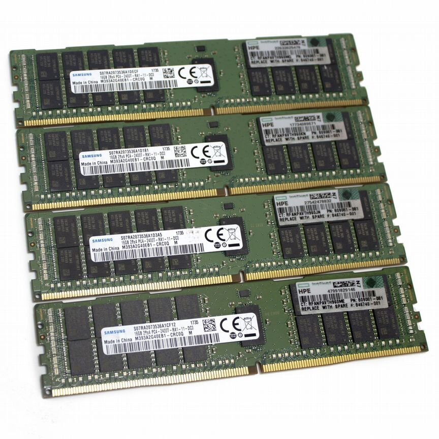 [809081-081] Ddr4 Reg 16gb 2400mhz Hp - Hp Gen9 809081-081