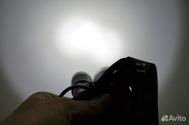 Фонарь налобный 3 Led cree T6