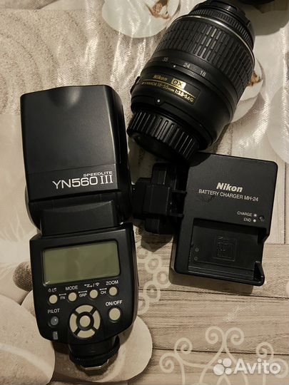 Фотоаппарат б/у nikon d3100