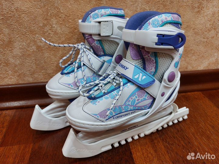 Коньки раздвижные детские Nordway Slide р.26-31