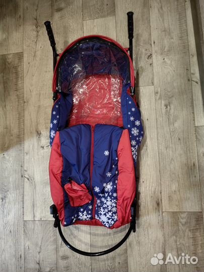 Детские санки коляска новые