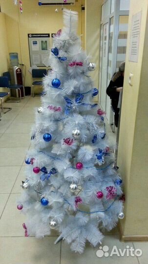 Елка белая искусственная новогодняя