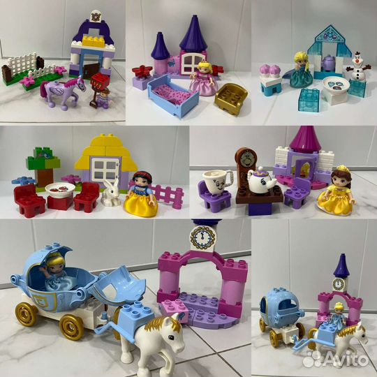 Lego duplo наборы принцессы Disney