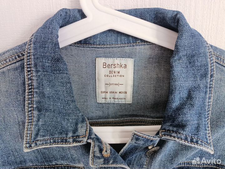 Джинсовая куртка bershka бершка