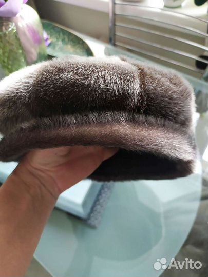 Меховая мужская кепка