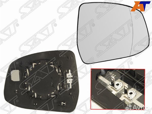 Полотно зеркала ford focus II 05-11, ford focus II