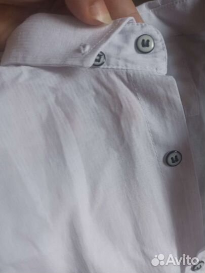 Продам рубашку с коротким рукавом 145-155р