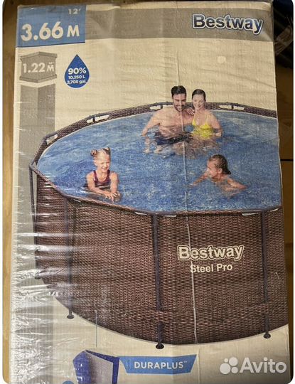 Каркасный бассейн bestway 366х122 бу