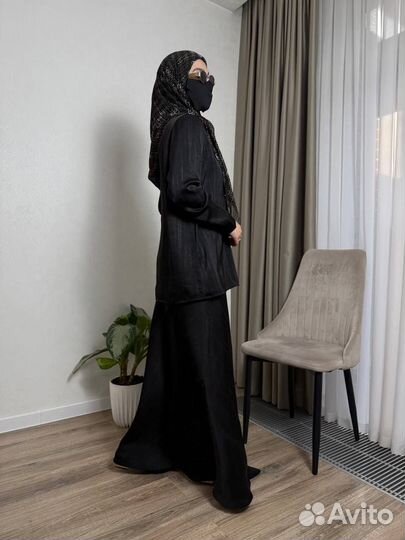 Костюмы шелк тенсель рифленый