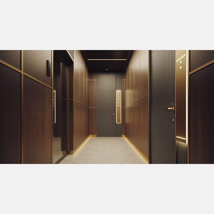 2-к. квартира, 43,6 м², 8/25 эт.