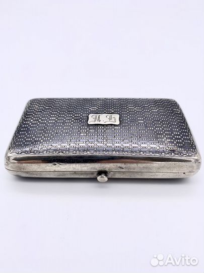 Портсигар серебро 84 проба, 1867 год