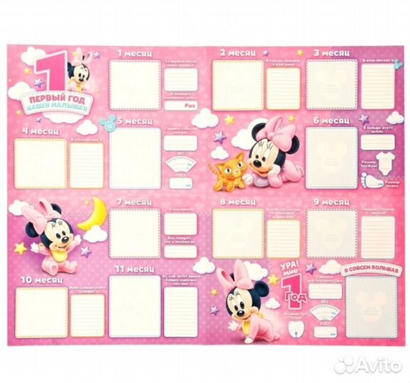 Плакаты и книга пожеланий на 1 годик