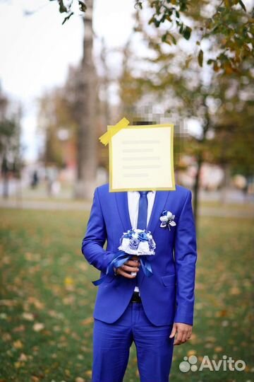 Мужской свадебный костюм 48