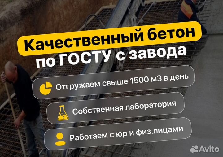 Бетон с доставкой