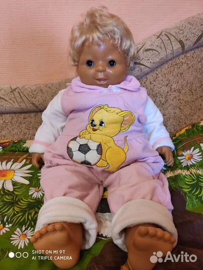 Кукла-пупс, гдр, рост 67 см