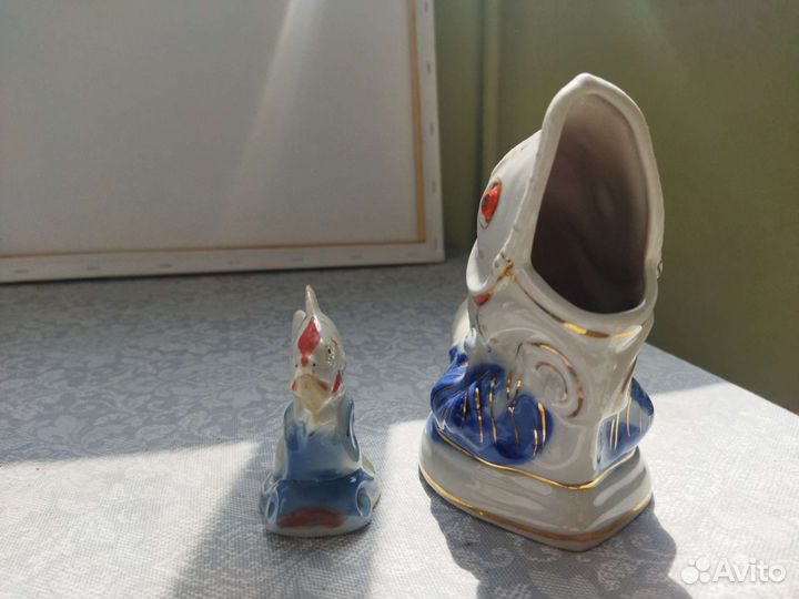 Фарфоровые рыбки СССР Коростень