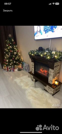 Камин электрический с порталом