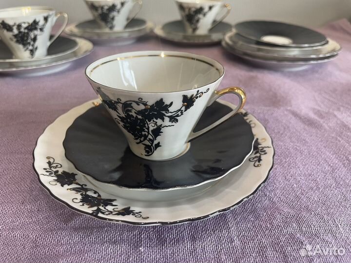 Кофейное трио Рига 15 предметов