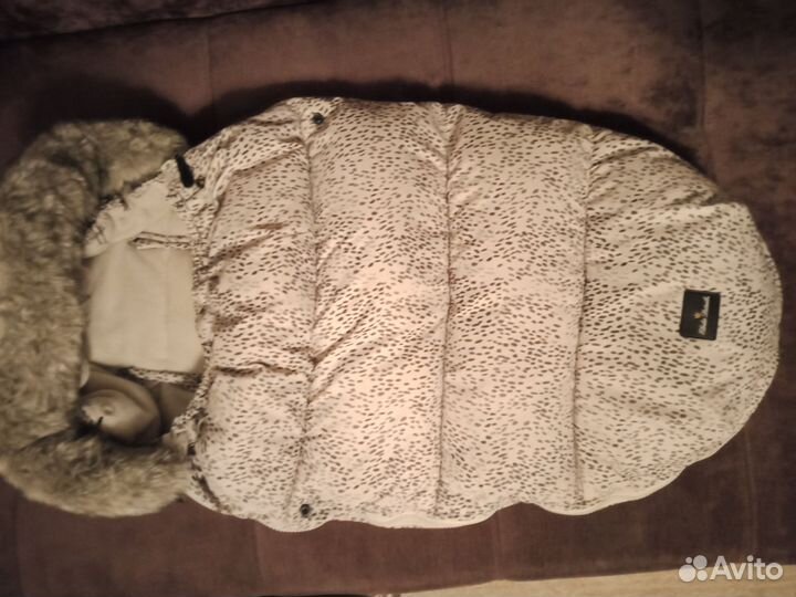 Зимний конверт в коляску