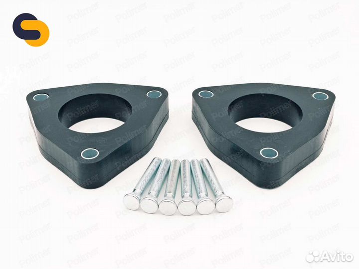 53-15-013/30 - Проставки увеличения клиренса передних стоек changan - полиуретан 30 мм