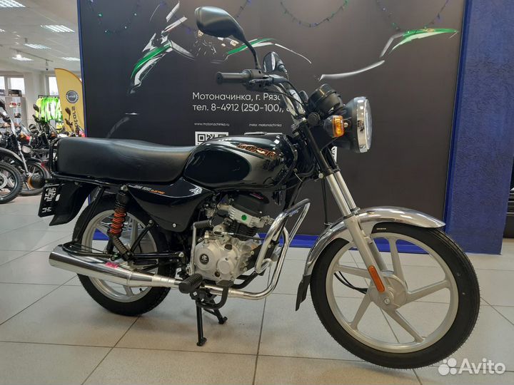 Мотоцикл Bajaj Boxer 100ES Чёрный