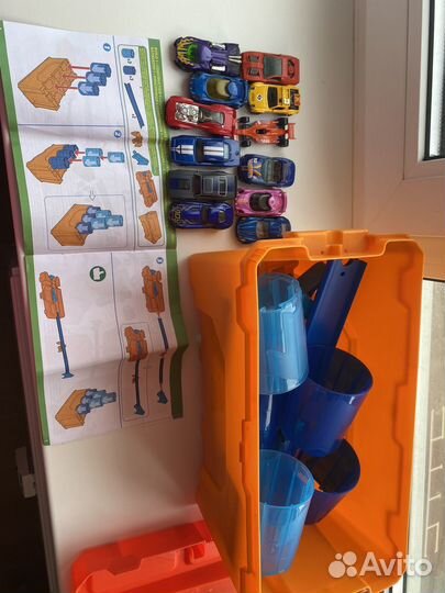 Набор Строительная коробка для трюков Hot Wheels